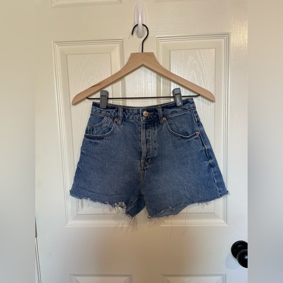 Rolla’s Original Button Fly Shorts in Prairie Blue Organic sz 24 - Picture 3 of 7